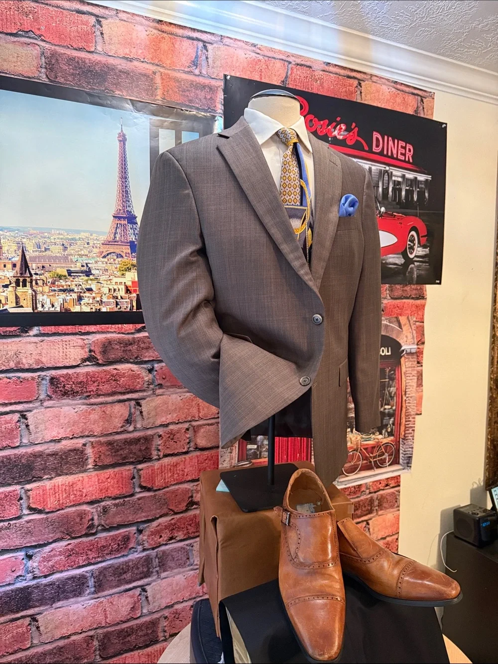 Hart Schaffner Marx formal 100% brown